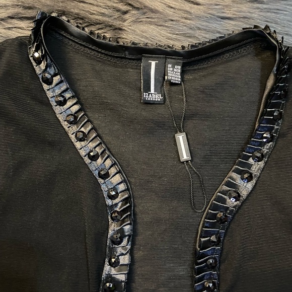 Isabel London see through sequins bolero - Picture 10 of 11